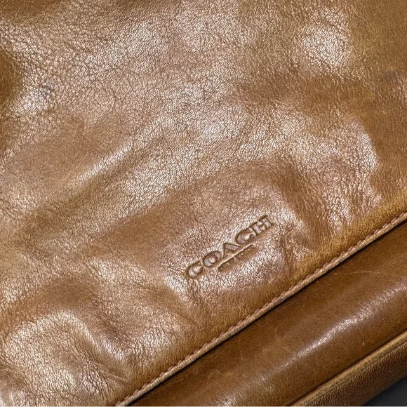 Coach Brown Metropolitan Leather Briefcase Messenger Bag - Vintage - Picture 2 of 14